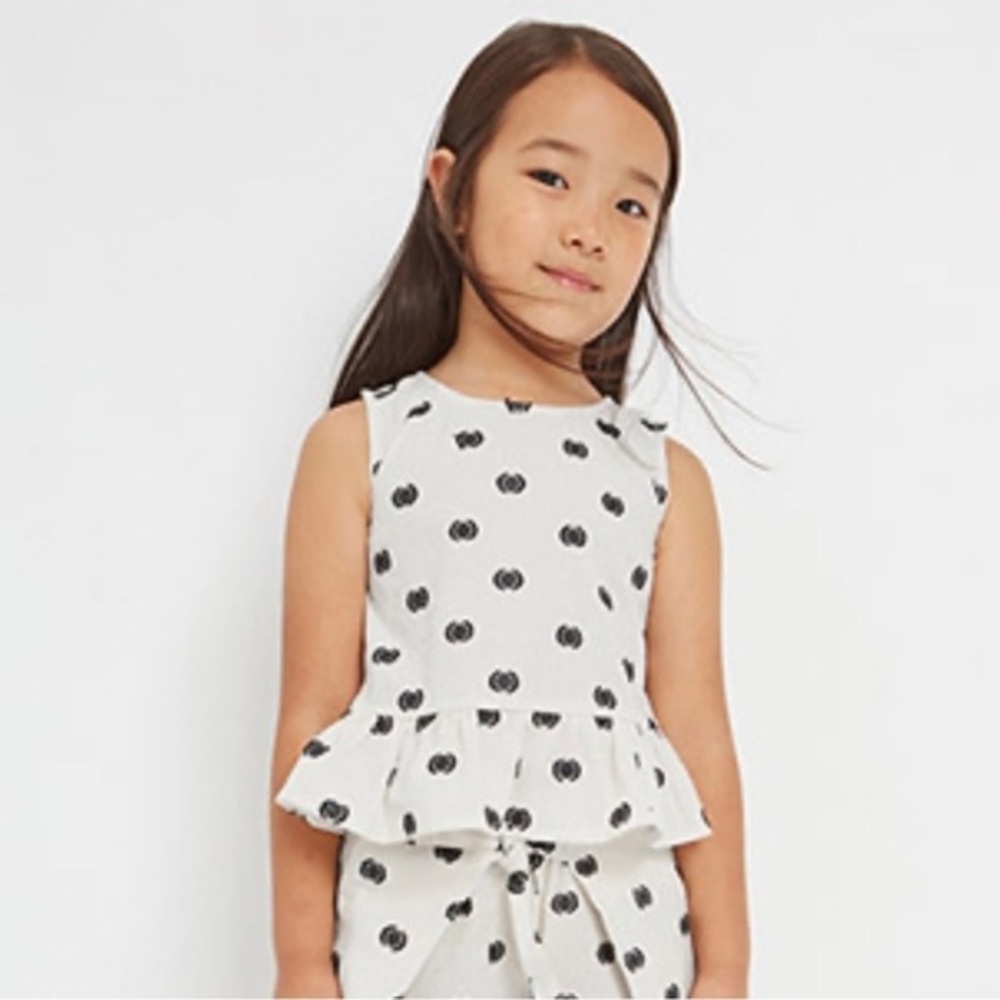 MAYORAL GIRLS RUFFLE SPLIT BACK TOP